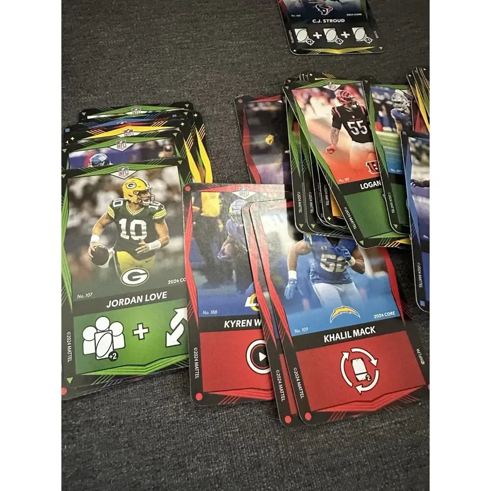 2024 UNO Elite NFL Core Edition Opened Lot C.J. Stroud Foil + Player Cards Box